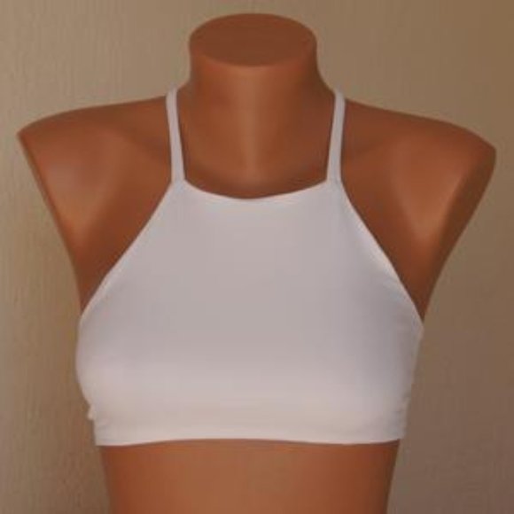 Cross-Back Halter Bikini Top - Picture 1 of 3